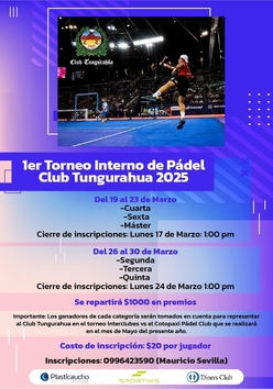 Tournament poster