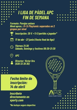 Tournament poster