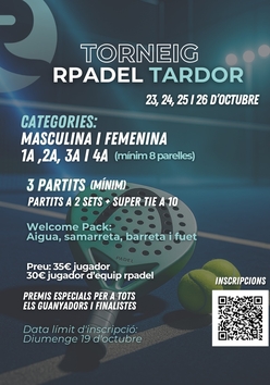 Tournament poster