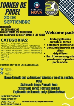 Tournament poster