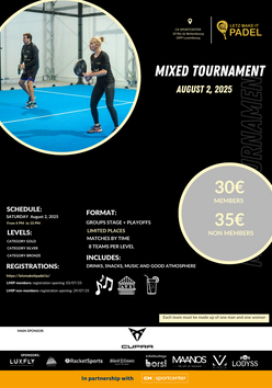 Tournament poster