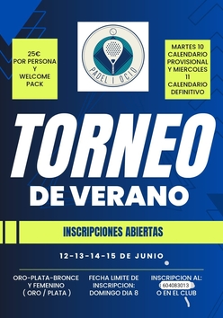 Tournament poster