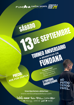 Tournament poster