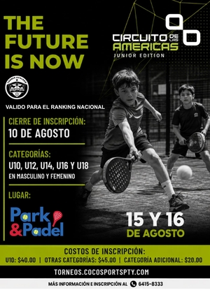 TORNEOS DEL CIRCUITO JUVENIL 2026