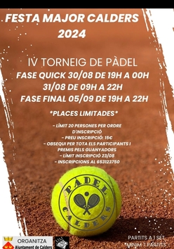 Tournament poster