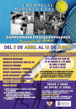 Tournament poster