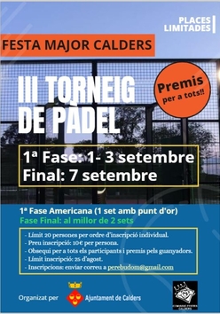 Tournament poster