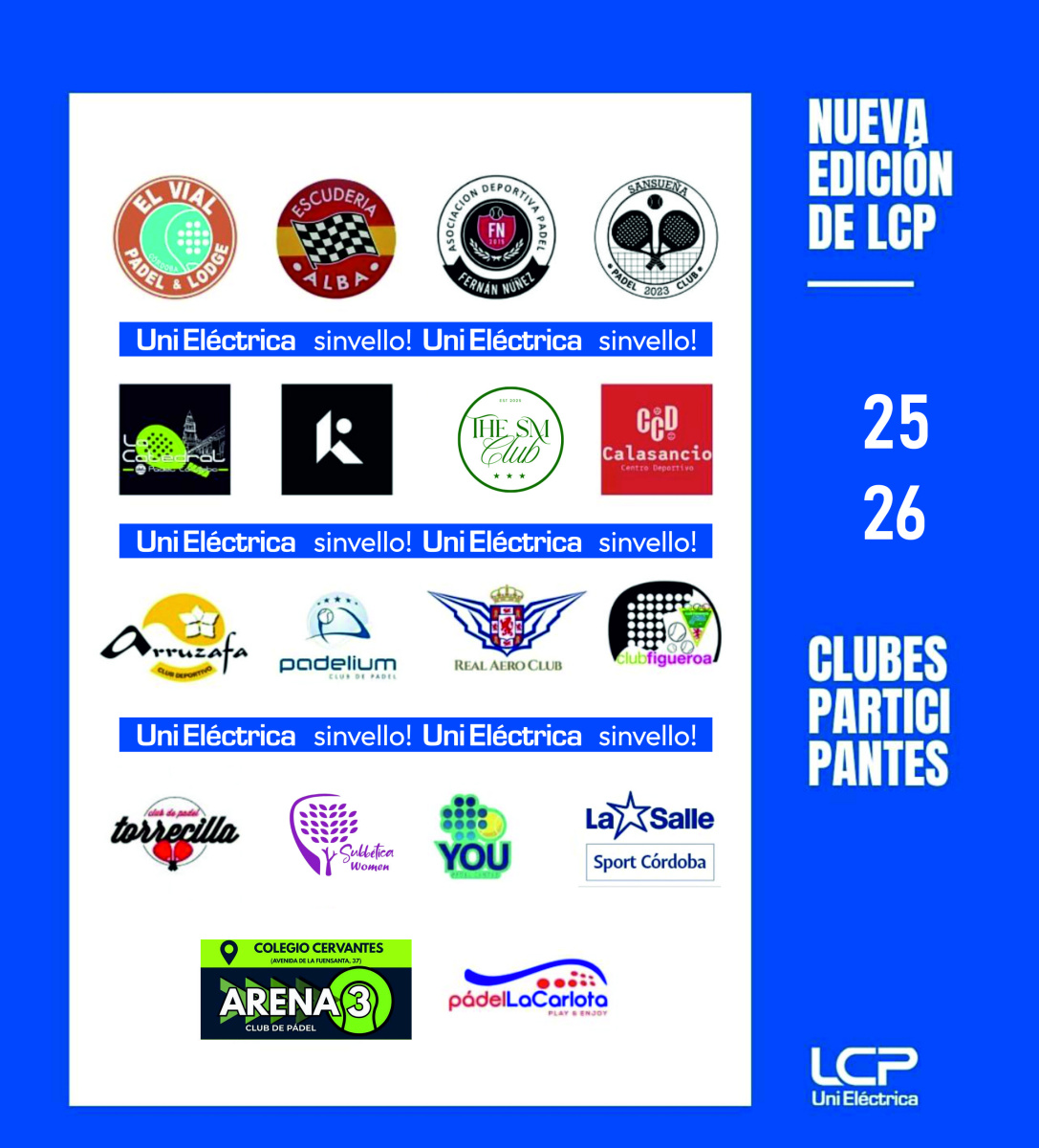 18 clubes, una liga LCP córdoba.