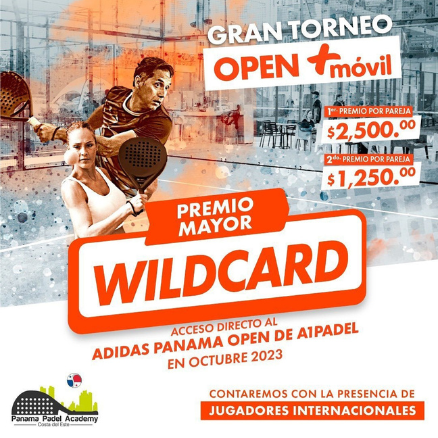 WILDCARD PARA LOS GANADORES DE LA CATEGORÍA OPEN