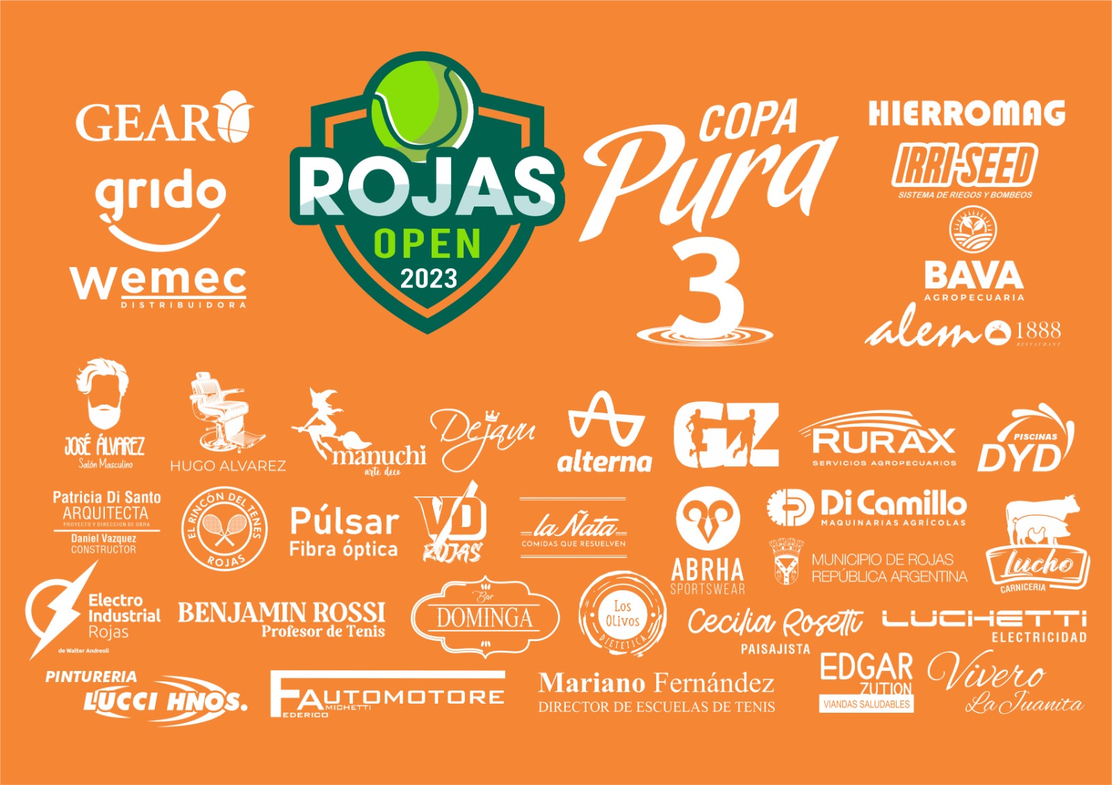 AGRADECIMIENTO A SPONSORS