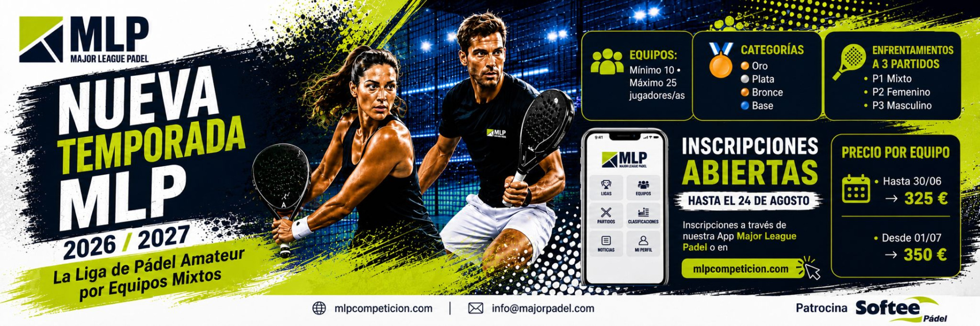 TEMPORADA 26/27 MAJOR LEAGUE PADEL